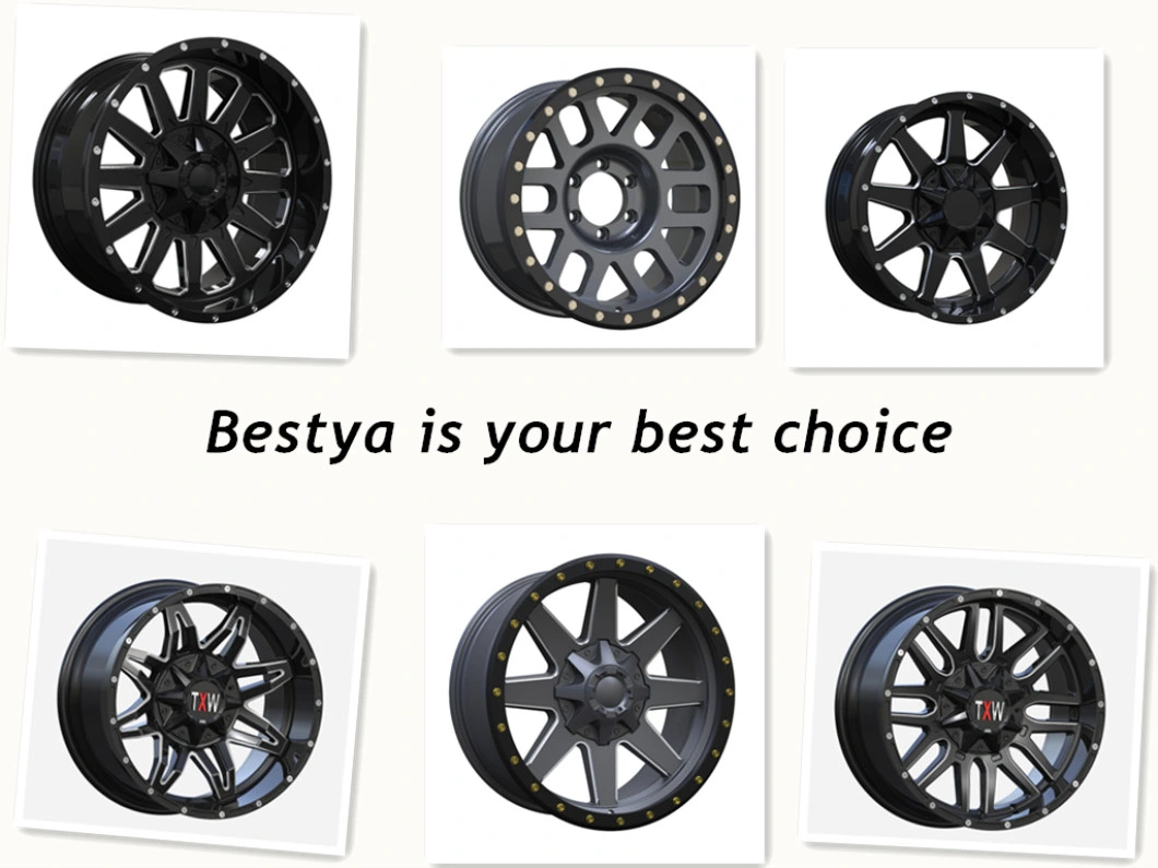 15X7.0 17X7.5 Auto Car Aluminum Rims Replica Alloy Wheels Manufacturer for Toyota/BMW/Audi/Jeep/Nissan/VW/Benz/Lexus